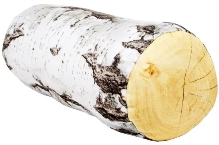 Мягкая игрушка 40см "Полено березовое"