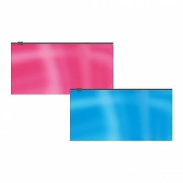 Набор конвертов на молнии Travel Glossy Bubble Gum, (4шт.в уп.ассорти)