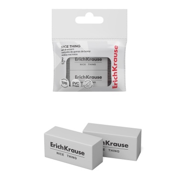 Набор из 2 ластиков ErichKrause Nice Thing (в пакете)