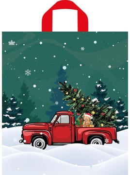 Пакет 42*38см (37мк) с петлевой ручкой "Праздник в пути" ПНД