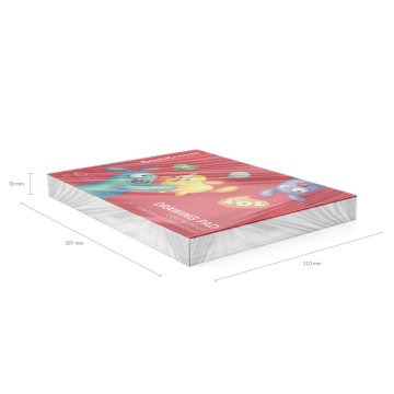 Альбом для рисования на клею ErichKrause Jolly Friends, А4, 40 листов