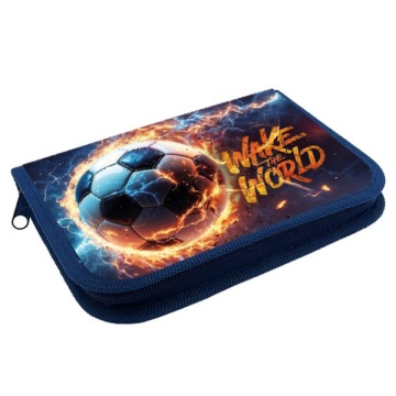 Пенал школьный. 1 отдел. 190*130 мм. "ОГНЕННЫЙ МЯЧ"