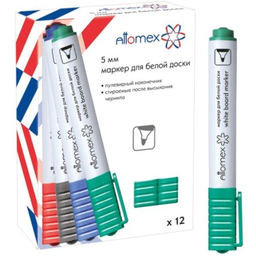 Маркер для белой доски 5,0мм.  зеленый