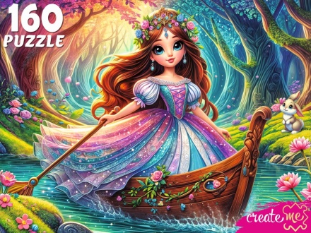 Пазлы  160 элементов 270*330см "Ночная принцесса"