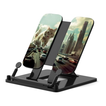 Подставка для книг пластиковая ErichKrause Big City Cats, черный