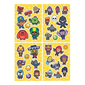 Набор наклеек А5 4л  "Brawl Stars"