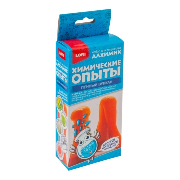 Набор для опытов "Пенный вулкан "Красный"
