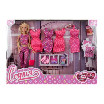 Кукла 29см "София" руки и ноги сгибаются, одежда в компл.