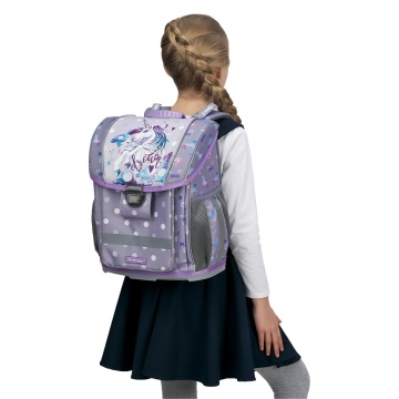 Ученический ранец с пластиковым дном ErichKrause ErgoLine 16L Dream Unicorn