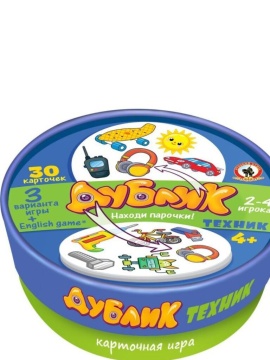 Игра настольная Дублик "Техник" 30 карточек