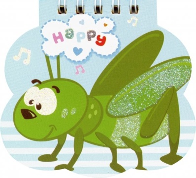 Блокнот детский фигурный  , 40 листов, на спирали, , 4 дизайна ассорти,