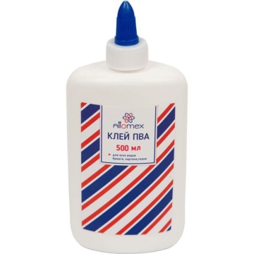 Клей ПВА 500гр Attomex, морозоустойчивый (до -40C)