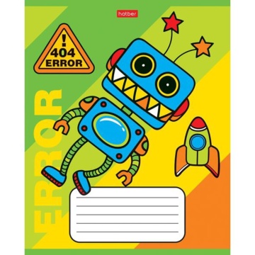 Тетрадь А5 12л лин. Hatber "Я-робот", белизна 98%*