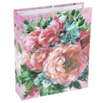 Фотоальбом 200 фото 10*15см Пионы