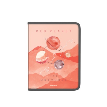 Папка для тетрадей на молнии пластиковая ErichKrause Martian Girl, A4 (в пакете по 4 шт.)