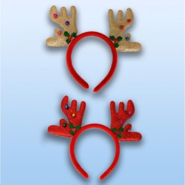 Ободок карнавальный "Рога" 20см, ассорти