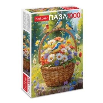 Пазлы 1000 элементов  480*680мм. "Цветочная корзинка"