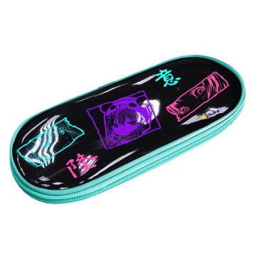 Пенал-косметичка с откид.планкой (220*90*25) молния, ПВХ, карман "Тянка-панда"