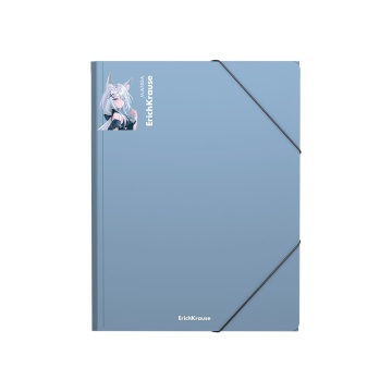 Папка на резинках пластиковая ErichKrause Soft Manga, A4, ассорти (в пакете по 4 шт.)