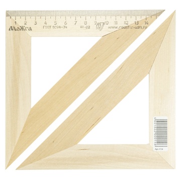 Угольник деревянный 45*160мм
