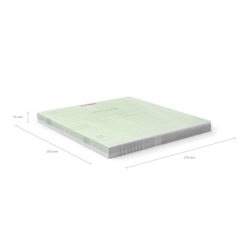 Тетрадь А5 12л кл. Erich Krause "Классика", зеленая с линовкой