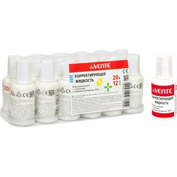 Корректирующая жидкость deVENTE, 20мл., быстросохнущая