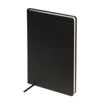 Ежедневник дат. 2026г А5 168л. тв.пер., кожзам "Megapolis Loft. Черный" ляссе