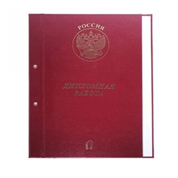 Папка д/дипломных работ А4, без бумаги, НА БОЛТАХ мет., 2отв., ассорти