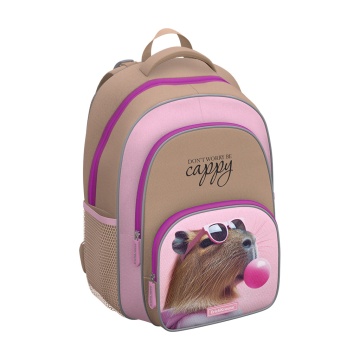 Ученический рюкзак с грудной перемычкой ErichKrause ErgoLine 17L CapyBarbara