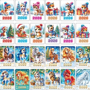 Календарь карманный на 2026 год "Символ года" 24шт в уп