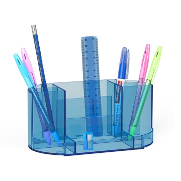 Набор настольный пластиковый ErichKrause Victoria, Standard, голубой