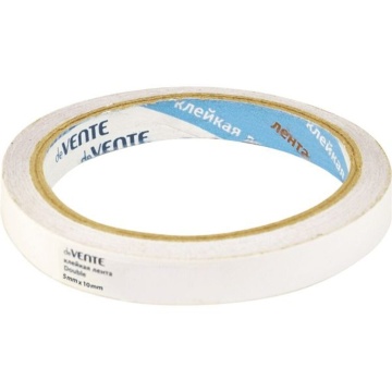 Скотч 2 сторон.  5мм*10м  90мкм полипропилен