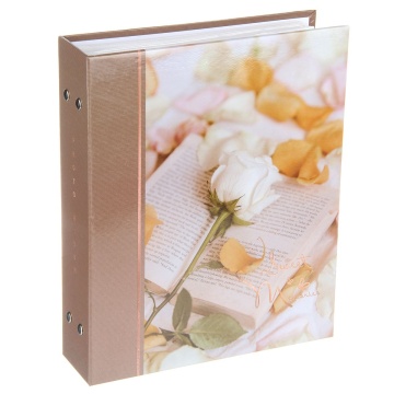 Фотоальбом 200 фото 10*15см Белая роза