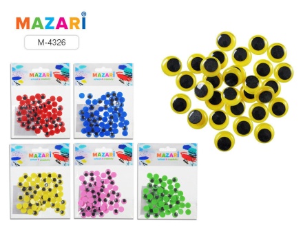 Набор "Глазки подвижные" 10мм, 60 шт