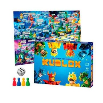 Игра с фишками 420*594мм "Kublox" в коробке 6+
