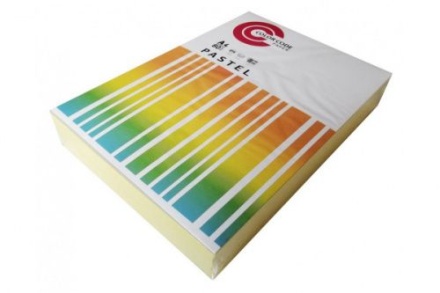 Бумага А4 цветная 500л Color Code ПАСТЕЛЬ, желтая