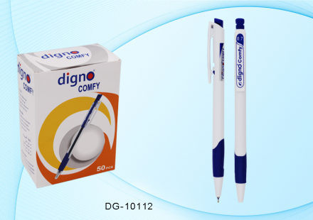 Ручка шариковая автоматич. DIGNO COMFY. На масляной основе. Боковой отжим. 0,7 мм.
