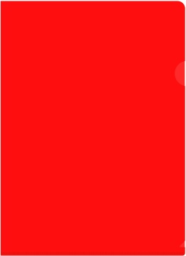 Папка уголок Бюрократ -E310N.1RED непрозрачный A4 пластик 0.18мм красный