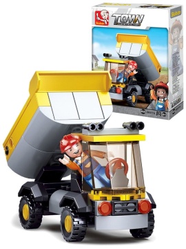 Конструктор пластм. Sluban "Город.Грузовик" 83 дет, 1 фигурка