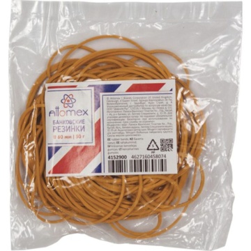 Резинки для денег   50гр., 60мм, натуральный цвет