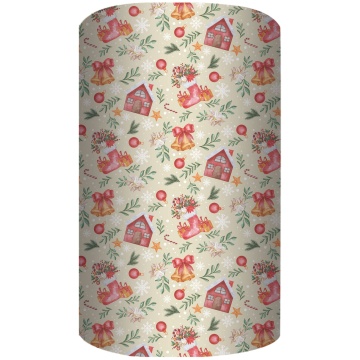 Бумага упаковочная 70*100см "Новогодние домики"