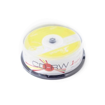Диск CD-RW Smart Track емкость 700Mb скорость 4-12x 25шт. в банке