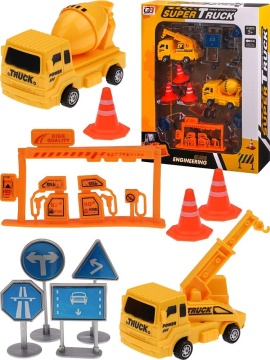 Набор машинок 2 шт, "Дорожная служба" 29см