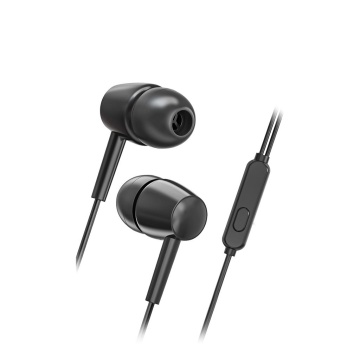 Гарнитура внутриканальная Smartbuy S5, черная, микрофон, пульт