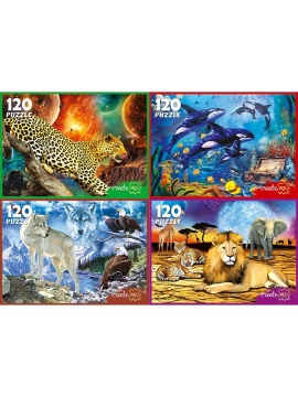 Пазлы  120 элементов  165*225мм   "Красивые картинки"