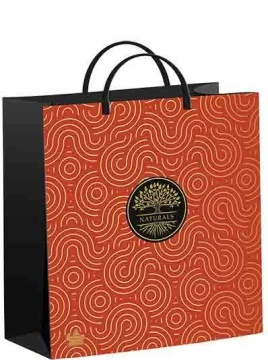 Пакет 26*24см (140мк) с пластиковой ручкой "Естественный стиль" мягкий пластик