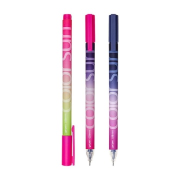 Ручка гелевая BV автомат. 0,38мм "ColorSurf. Bright" синяя, 3 цвета