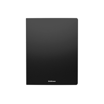 Папка файловая пластиковая ErichKrause Классика, c 40 карманами, A4, черный (в пакете по 4 шт.)