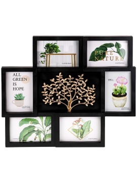 Фоторамка на 6 фото 10*15см  "Модерн" черная