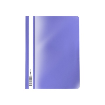 Папка-скоросшиватель пластиковая ErichKrause Diagonal Pastel, A4, фиолетовый (в пакете по 20 шт.)